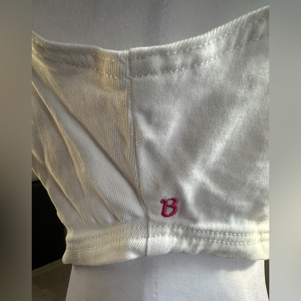 Barbie™ by PacSun White Denim Skirt & Bustier Top Set - Picture 11 of 12